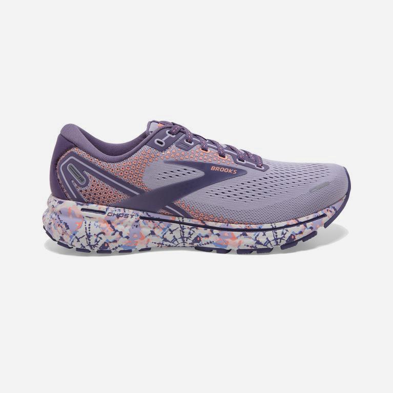 Brooks Ghost 14 Australia - Women's Cushioned Road Running Shoes - lavender Purple/Cadet/Thistle/Pap